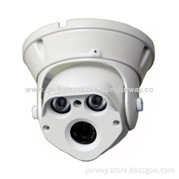 Vandal-proof IP Camera with 4/6/8/12mm 1.0-megapixel Lens, 720P, 2-piece IR-III LEDs for 40 Meters